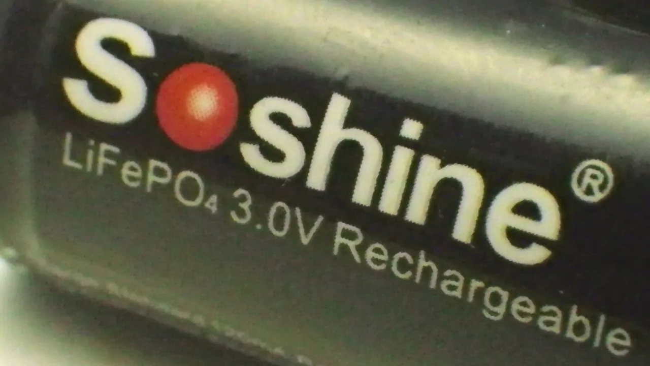 Soshine LiFePO4 3.0V RCR123
