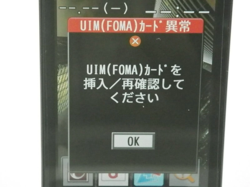 NTT ドコモ P-01H / mini UIM