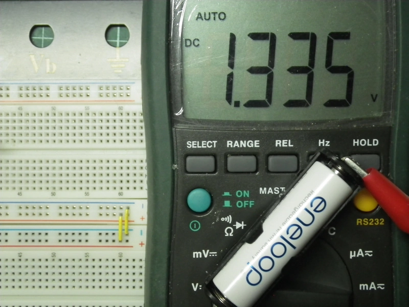 電池電圧（測定開始前）