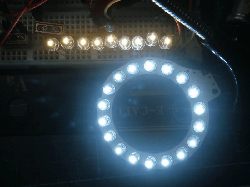 4.8mm帽子型LED－電球色