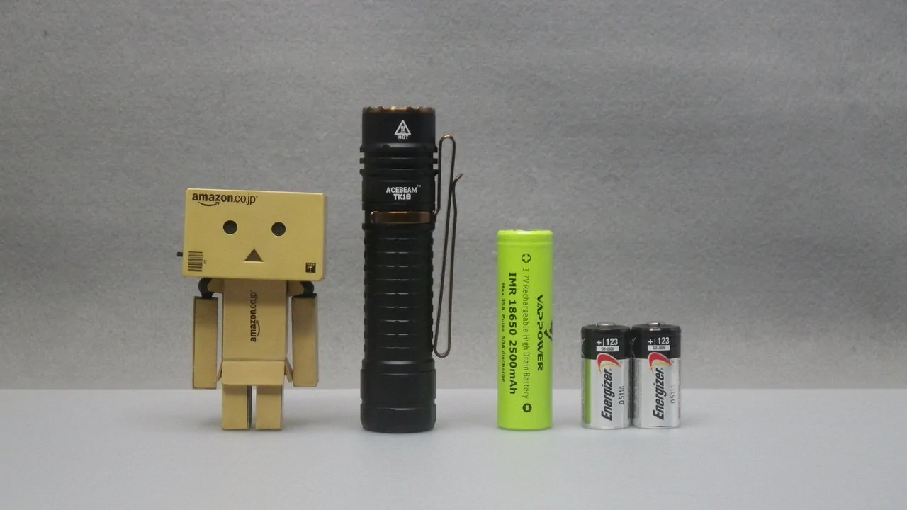 ACEBEAM TK18-AL / 16340 battery