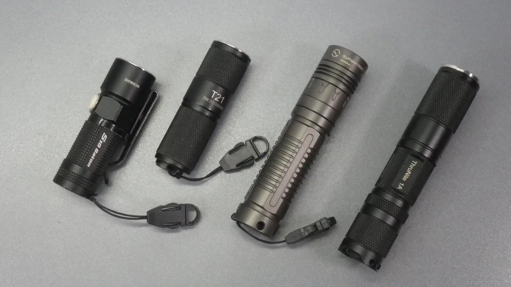 The 5 years old flashlights