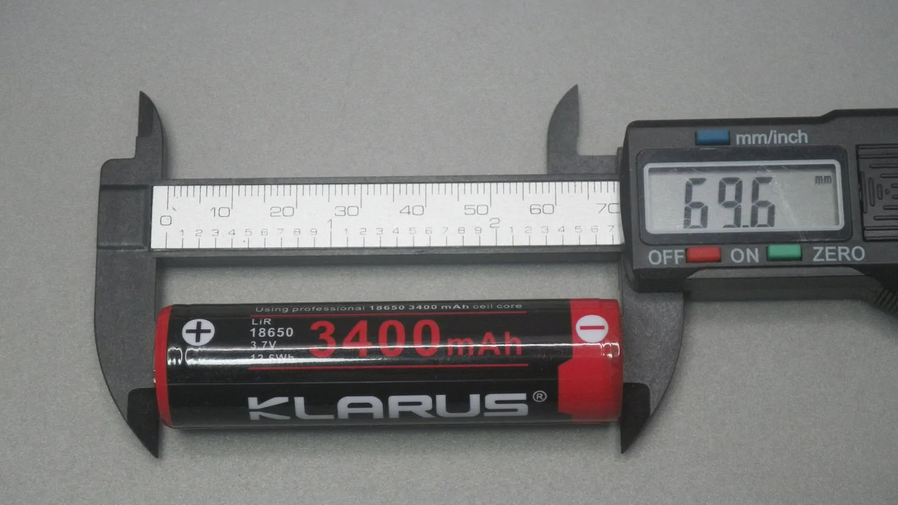 KLARUS CH1X / 18650-3400mAh battery