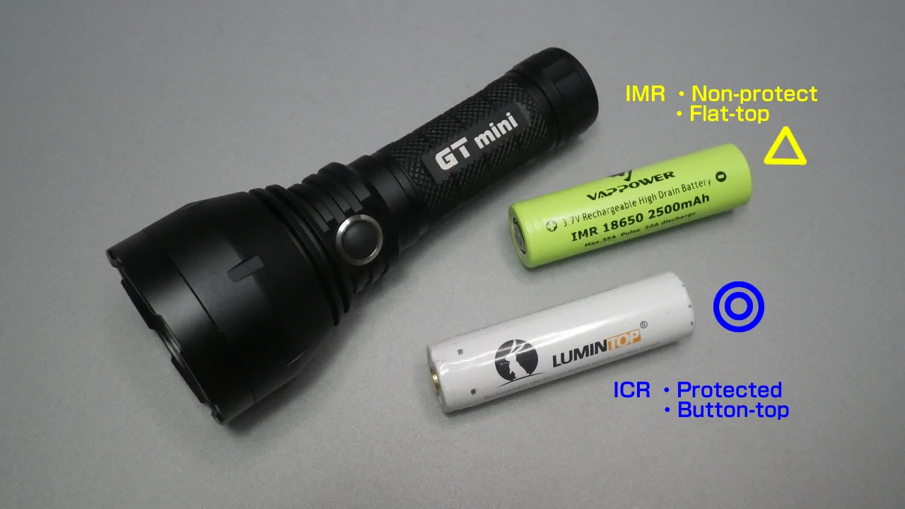 LUMINTOP BLF GT-mini / battery 18650