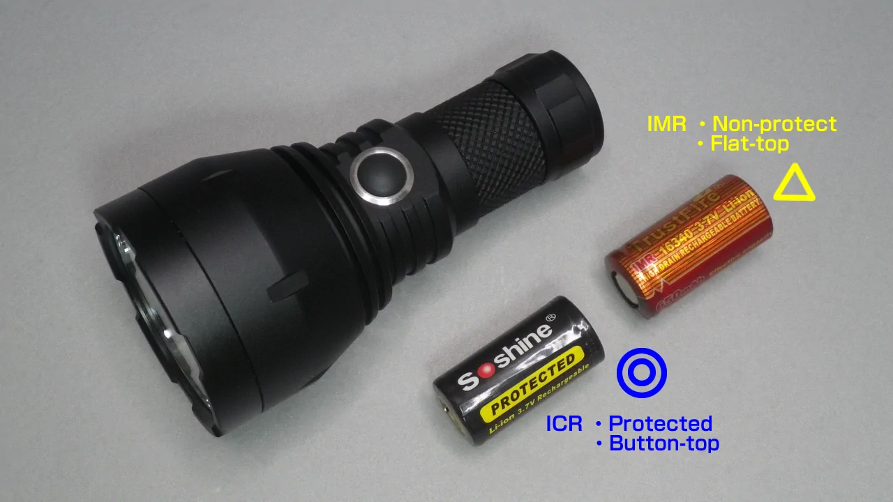 LUMINTOP BLF GT-mini / battery 16340