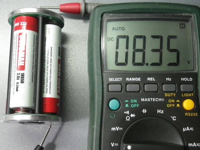 LUMINTOP SD75 / 電池電圧