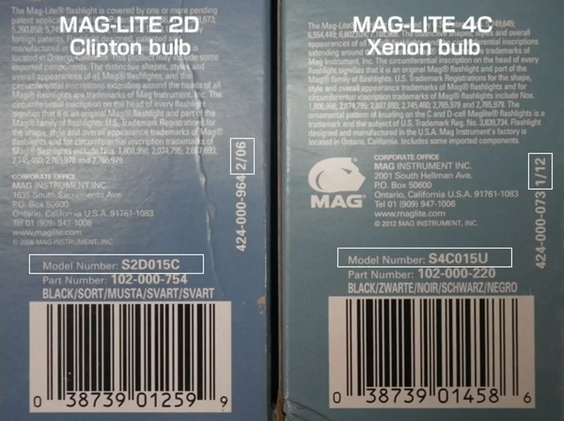 MAGLITE 2D/4C box