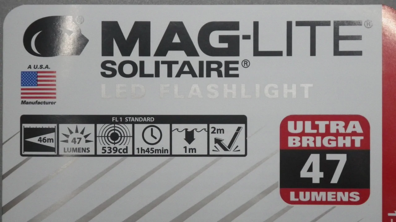 MAGLITE SOLITAIRE LED - 47lumen / spec.