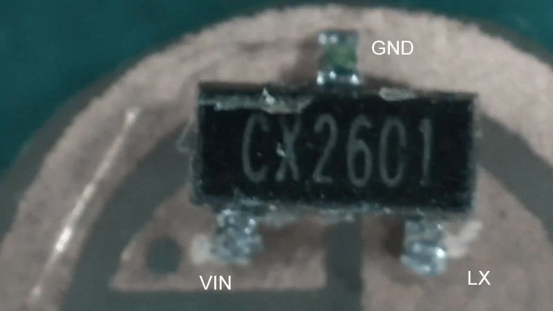 CX2601:Pin assignment