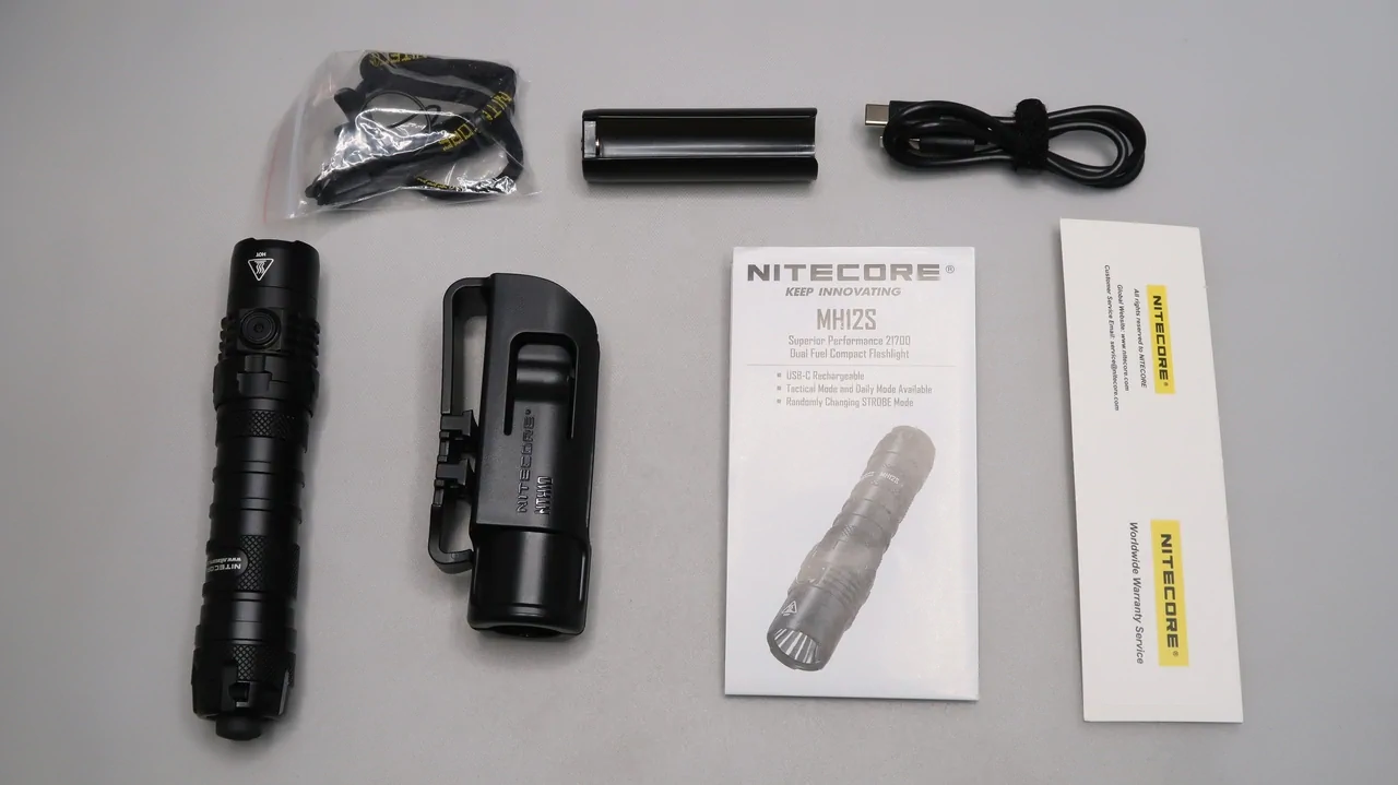 NITECORE MH12S / package contents
