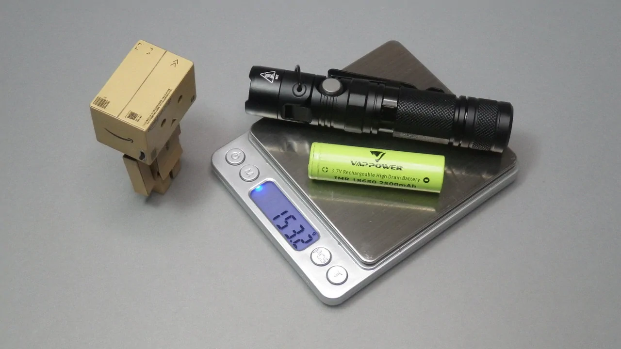 NITECORE MT21C / weight with battery