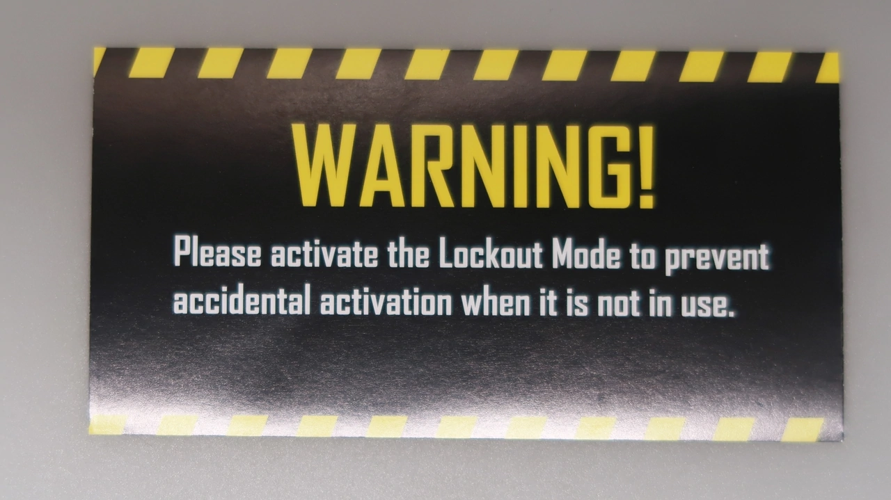 NITECORE T4K / pack. : Lockout WARNING