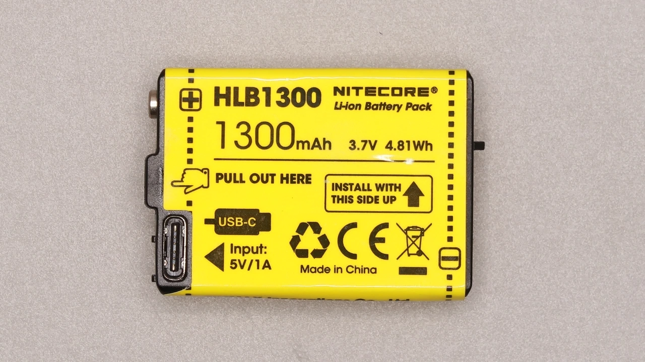 NITECORE UT27 / HLB1300 Li-ion battery