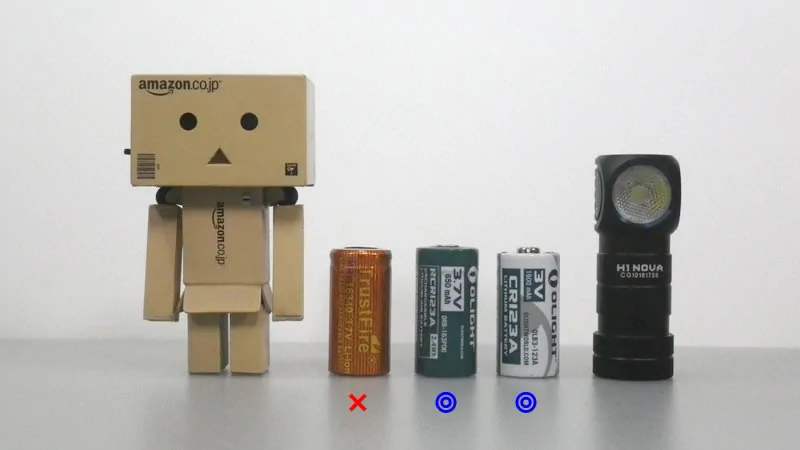 OLIGHT H1 NOVA / battery