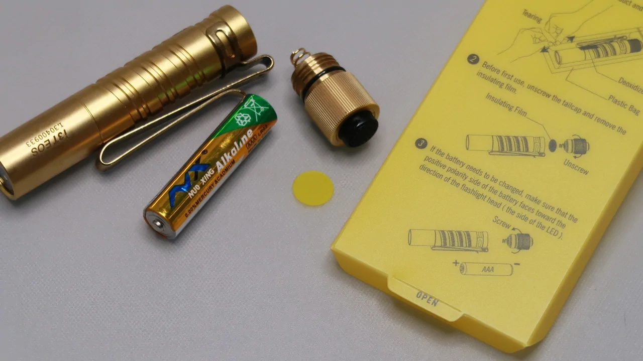 OLIGHT i3T EOS Brass / pack.6 : Battery