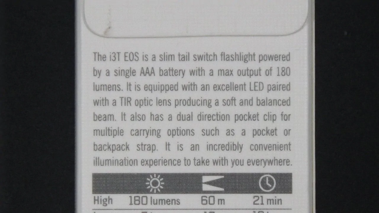 OLIGHT i3T EOS / pack.