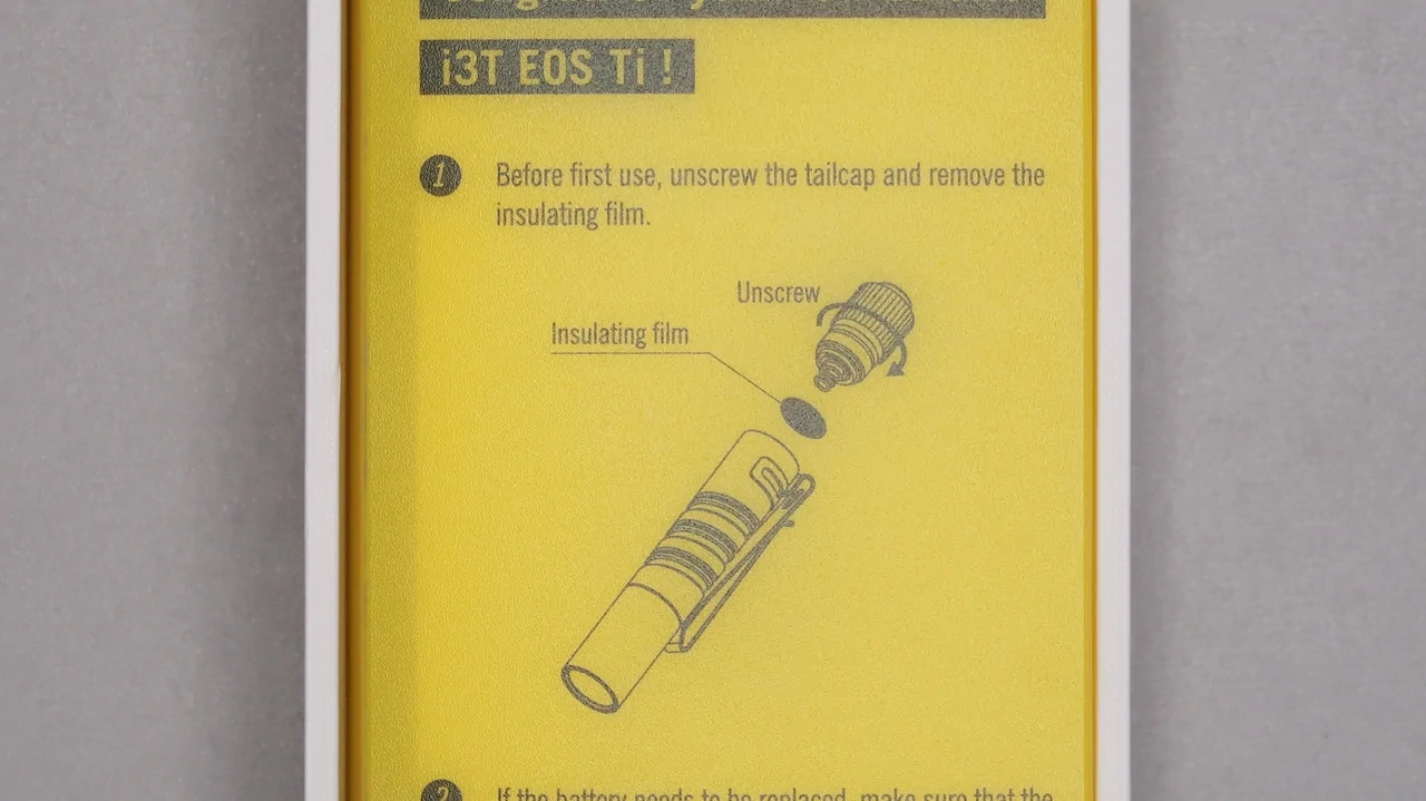 OLIGHT i3T EOS Ti / pack.