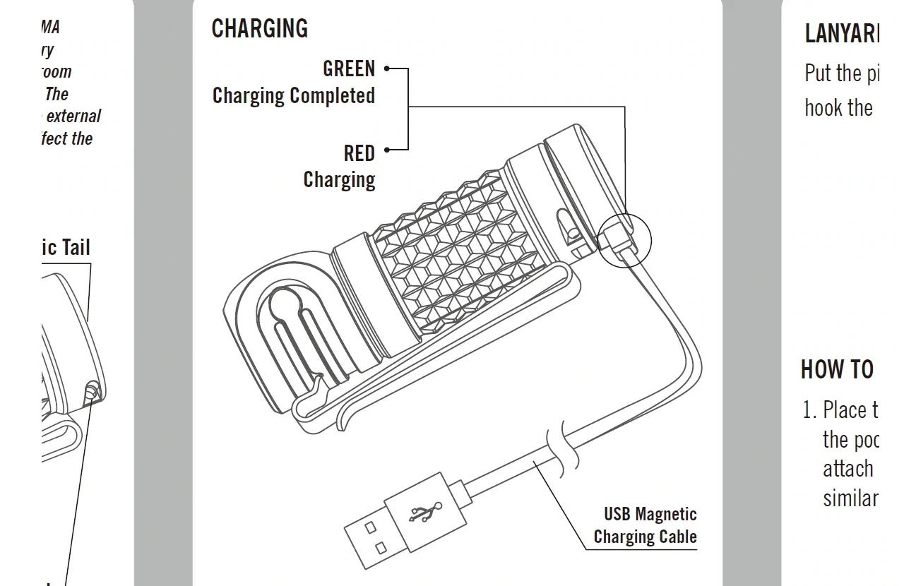 OLIGHT Perun mini / MCC 1A charger