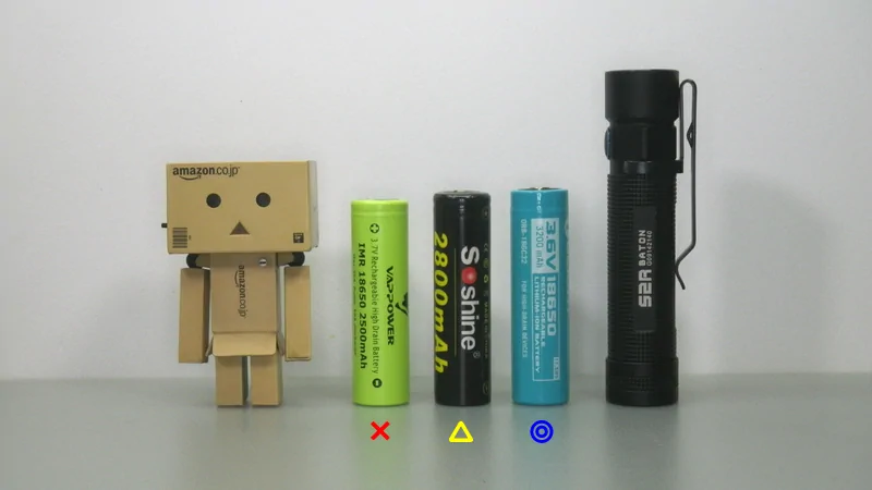 OLIGHT S2R BATON / battery