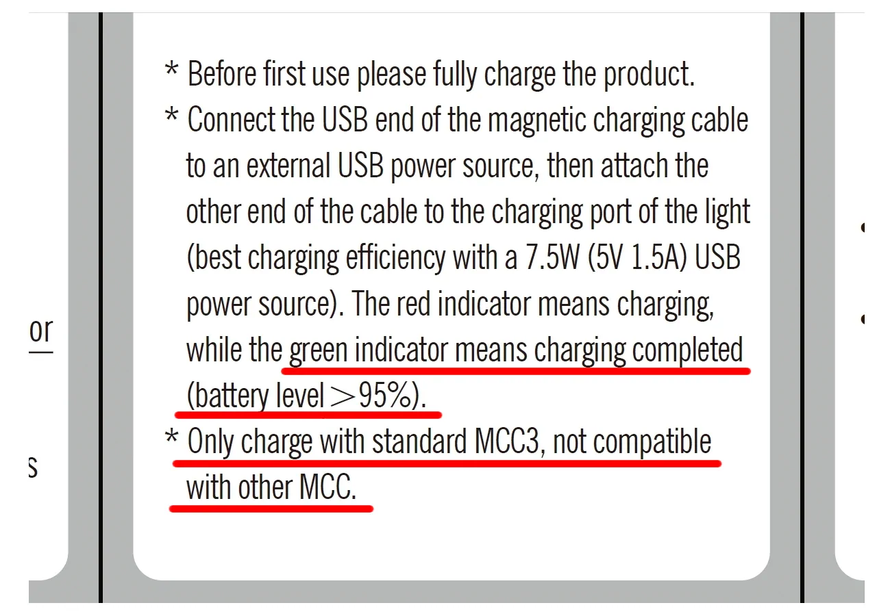 OLIGHT WARRIOR Mini / MCC 3 charger 2