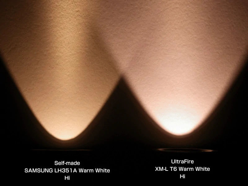 SAMSUNG LED LH351A WW + CREE XM-L WW