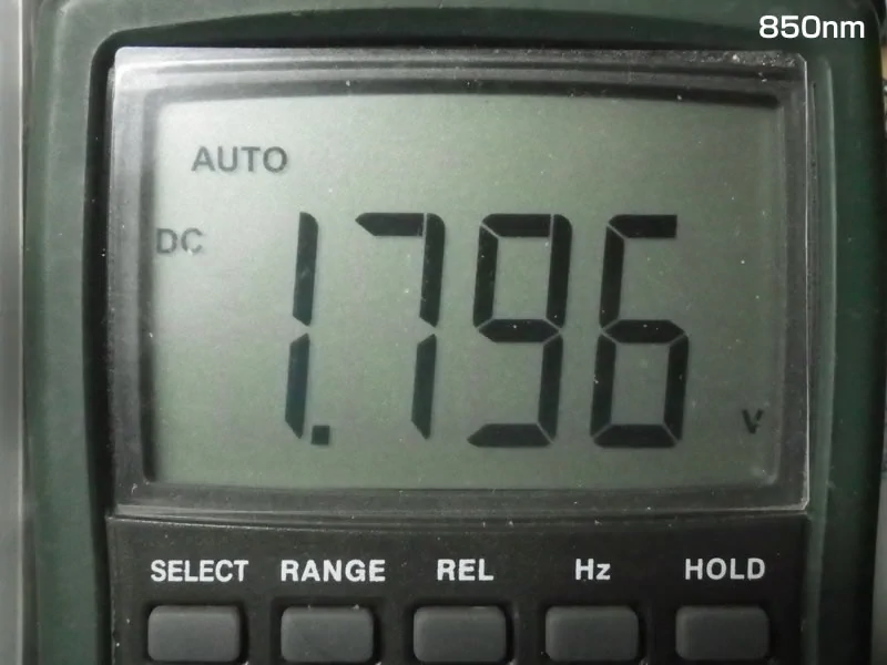 IR-LED 850nm用 電圧計測