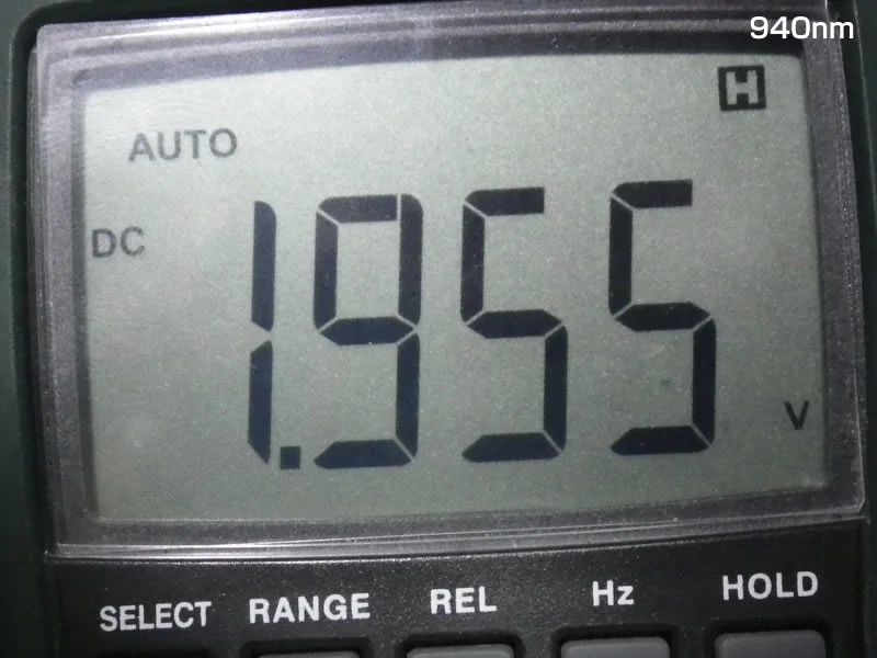 IR-LED 940nm用 電圧計測