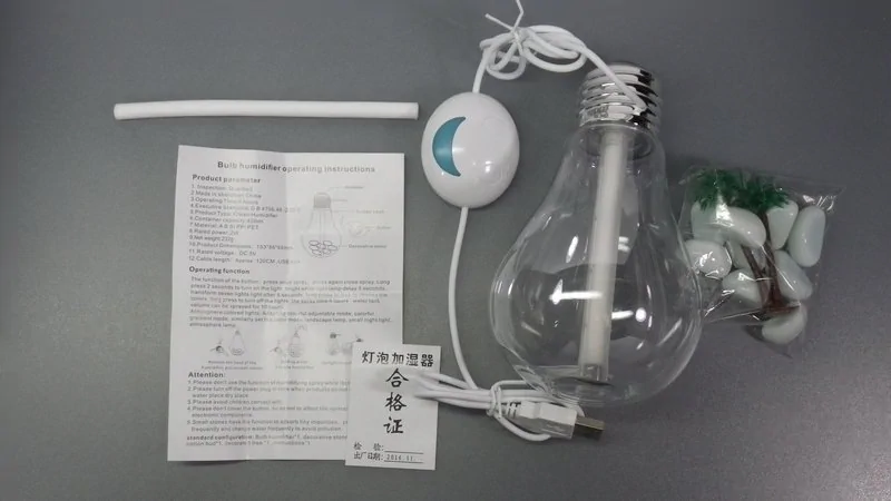 Lifbetter 電球型 LED照明＆加湿器